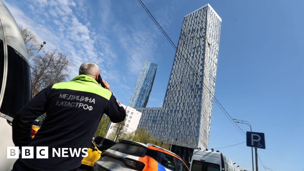 ukrainian-drone-hits-upmarket-moscow-high-rise-ahead-of-victory-day-celebrations